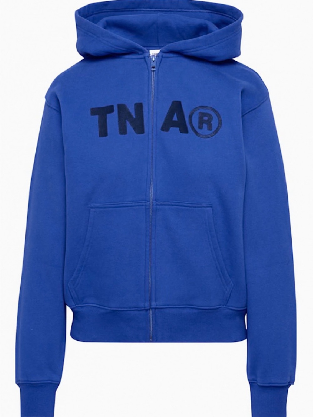 TNA Royal Blue Logo Zip-Up Hoodie